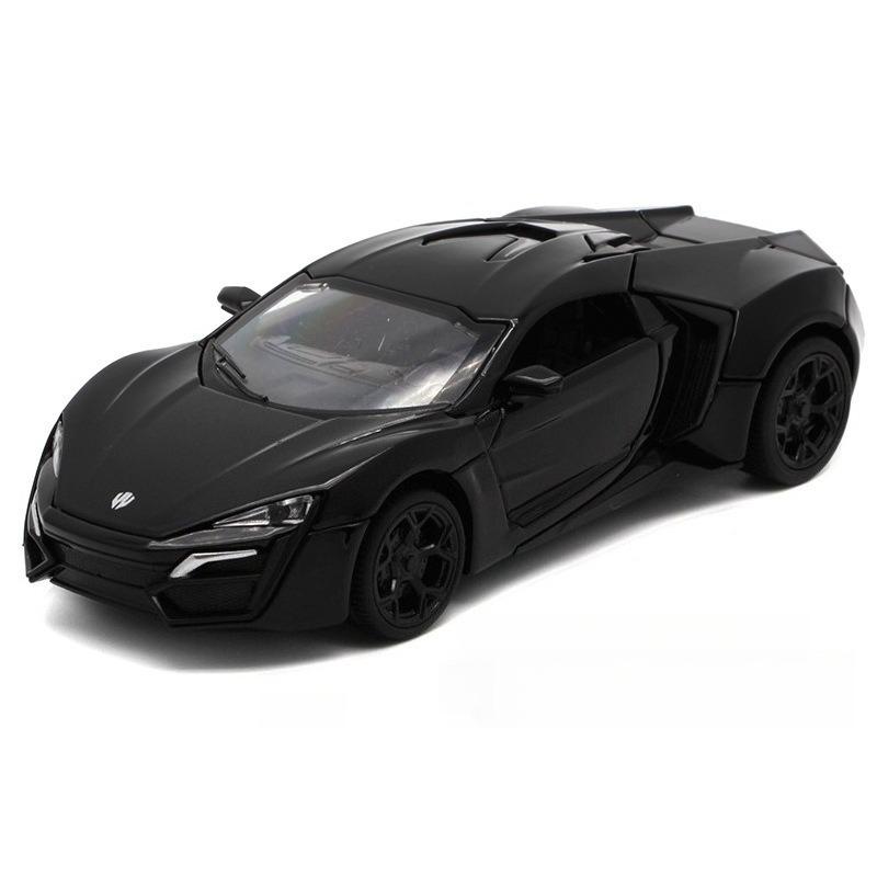 1/32 Simulated Alloy Laiken Sports Car Model Car, with Sound and Light Children's Toys, Boys' Holiday Gift Ornaments