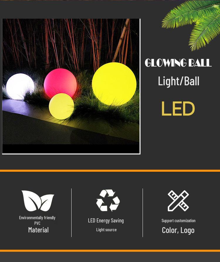 Color-Changing LED Inflatable Beach Ball - Remote Controlled, Waterproof, Pool & Concert Prop