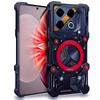 Aluminum Frameless Case For Infinix GT 20 Pro 10Pro Rotating Bracket Shell Metal Rimless Shockproof Cover