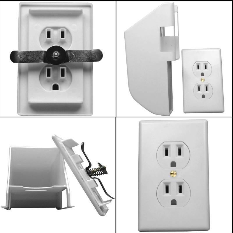 Wall Outlet Safe Diversion Box Hidden Secret Money Boxes Private Valuables Jewelry Storage Organizer for Home Hotel