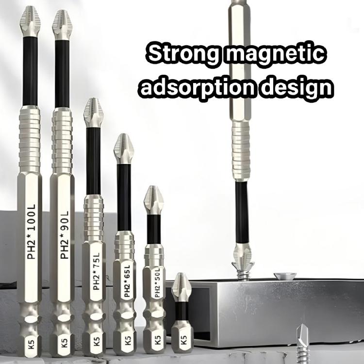 Multiple Size Screwdriver Drill Set High Magnetic Retention 25-150mm Lengths Antislip Technology For Power Manual Tool