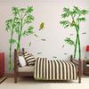 2 Stück/Set Großer Bambus Wandaufkleber Aufkleber für Wohnzimmer Sofa TV Hintergrund Warmes Zuhause Dekor Arbeitszimmer Wandkunst