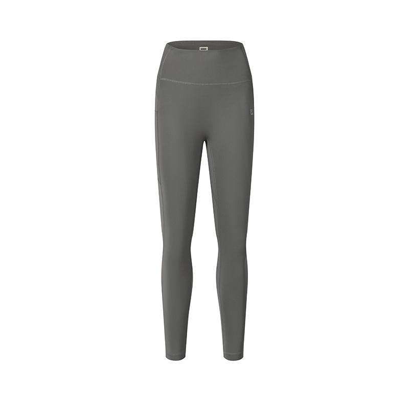 FILA Fitness Series Simple Training Comfortable Versatile Knitted Leggings Women leggings Gray A11W611609FDY