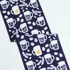 IKS Chusen Tenugui Hand Made in 34 x Beer x Prime Minister Fabric Towel, Japan, 88cm, 100% Cotton, Beans, (Uncut)