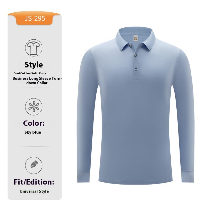 

Мода 2025 Деловая Мужская и Женская Формальная Рубашка-поло с Длинным Рукавом в Британском Стиле с Лацканами Осенняя Повседневная для Поездок на Работу Парная 3XL