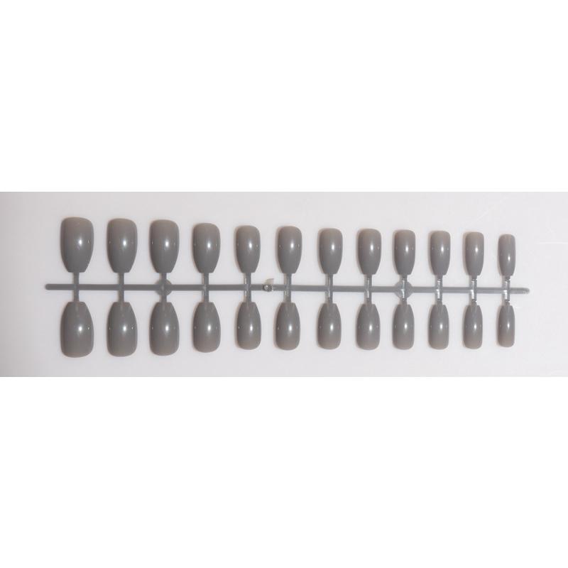 24pcs/set DIY Quick Nails Short Ballet Glossy False Nails Multicolor Strips Finished Wear Manicure