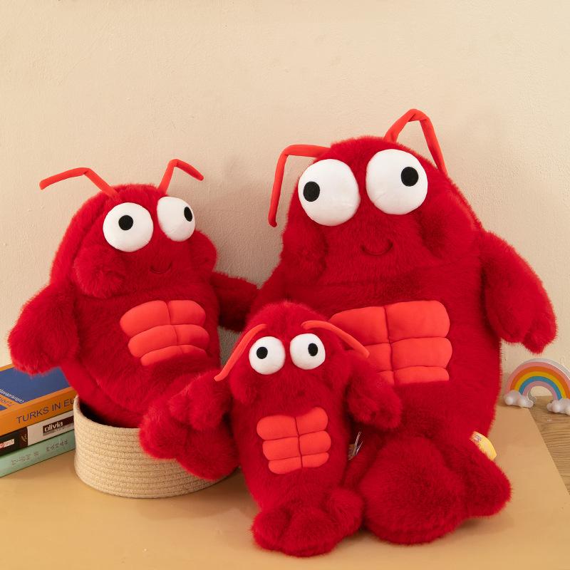 Abs Crayfish Doll Plush Toy Children's Birthday Gift Pillow Ragdoll Doll Cushion