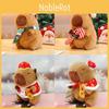 New Cute Year Capybara Plush Toy Festive Cartoon Doll Girls Kids Gift Holiday