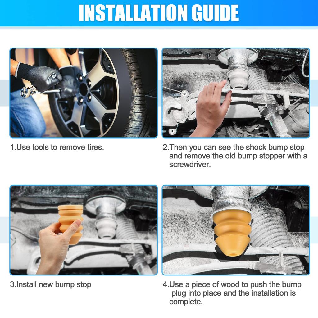 uxcell Car Front Bumper Step Bumper 52088705AB 52088684AB Jeep Compatible with Liberty KJ 2002-2007 4pcs