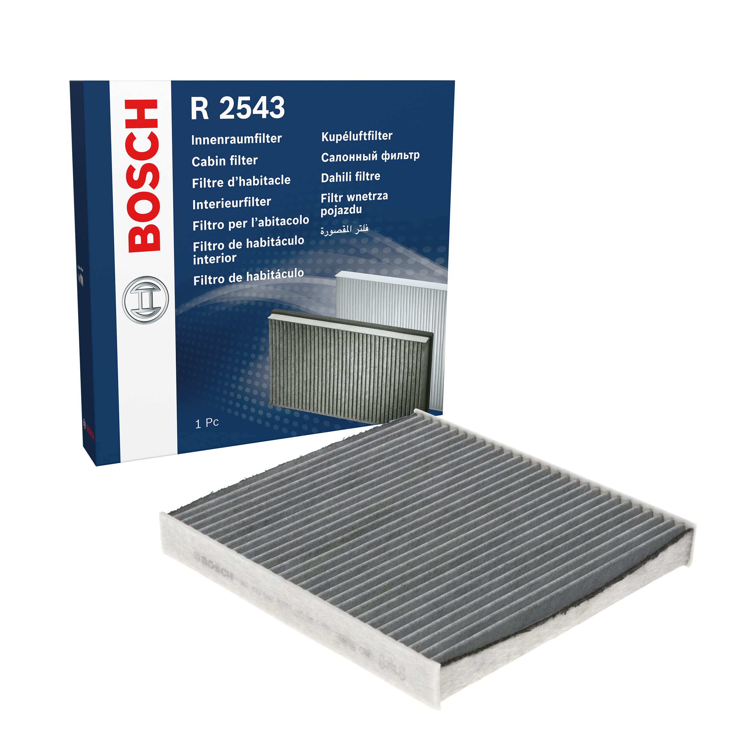 

Cabin Filter Active 1 Active Carbon VW Part 1987432543 BOSCH/Bosch Number