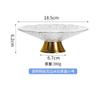 High Foot Glass Plates Fruit Plates Salad Bowl Candy Plate Snack Trays Cake Stands Dim Sum Dish Refreshment Plate Dessert Bowl