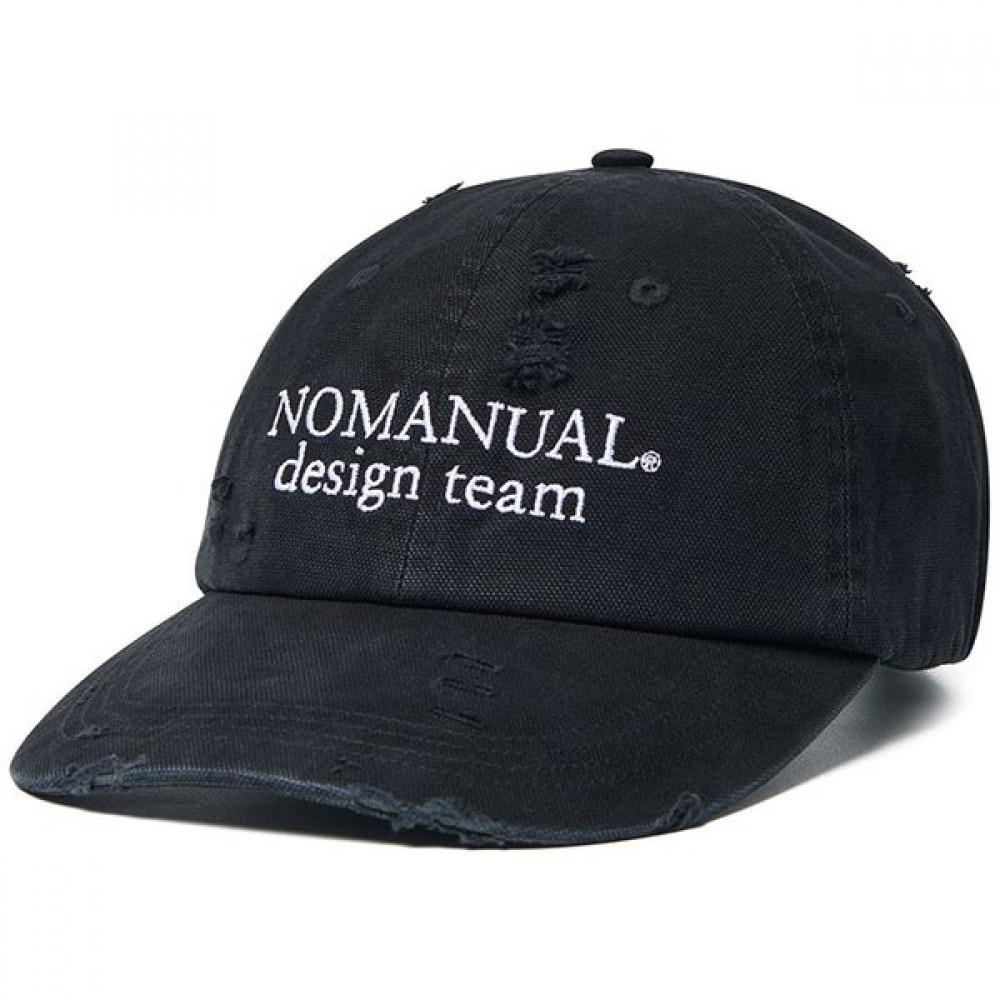 Nomanual D.t Ball Cap 261   Washed Black FREE