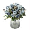 Silk Artificial Flower Rose Wedding Bridal Bouquet Home vase Festival Outdoor garden Arch diy Gift box festival party Decoration