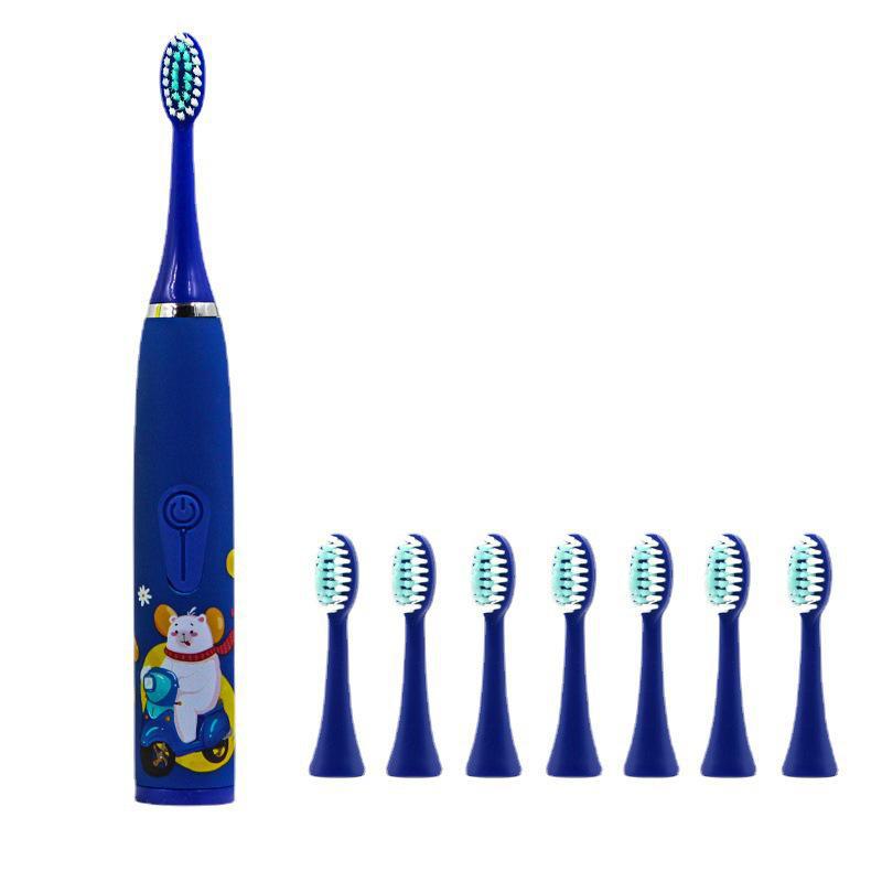 Hot Spot Ultrasonic Electric Toothbrush for Kids - Soft Bristle, Battery-Powered, Creative Student Gift