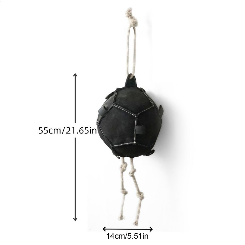 

Horse Hay Ball Carrot Feeder Ball Toy Boredom Buster Funny Interactive Stress Reliever for Feeding Avoid Boredom Cattle Goat чорний