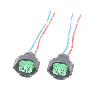 New Durable 4Pcs H11 H8 Female Adapter Wiring Harness Socket Wire Plug For Fog Light
