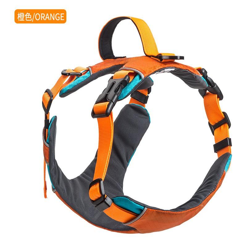 Lightweight Waterproof Dog Harness With Dual-Strap Design Reflective Safety Strip Adjustable Fit Medium To Large Breeds