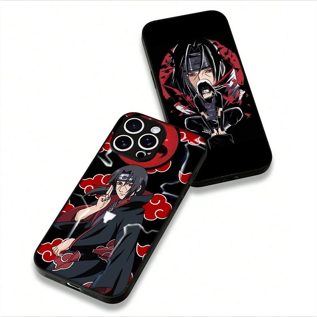 for Samsung Galaxy A55 A54 A25 A36 A17 A26 A35 A33 A34 A14 A37 S8 S9 S20 S21 FE S10 Plus Case Akatsuki Itachi Uchiha Narutos