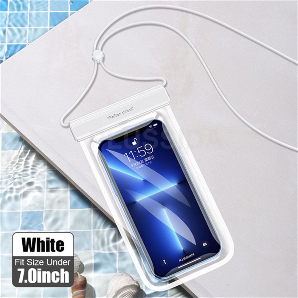 Universal Under 7.0 inches Touch Screen Phone Pouch Mobile Phone Cover Waterproof Phone Case Swimming Case