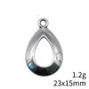 Mother's Day Charms For Bags Wave Water Drop Swirl Charms Pendant Audience Bag Pendant