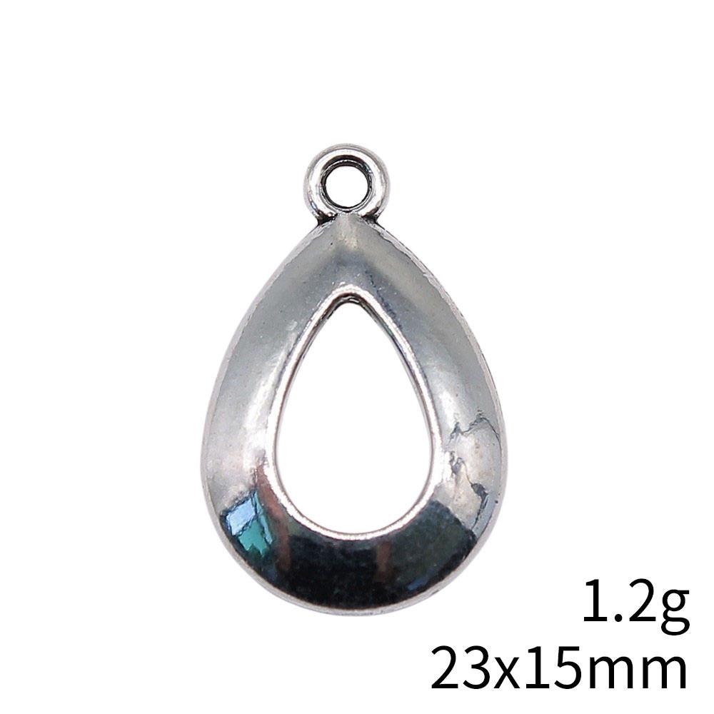 Mother's Day Charms For Bags Wave Water Drop Swirl Charms Pendant Audience Bag Pendant