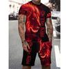 Casual Everyday Short Sleeve+ Shorts 2PCS Set Cool The Lion King