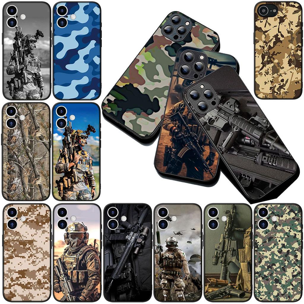 for Motorola Moto G86 G57 E14 E15 G14 G34 G67 G84 G24 A54 G15 Power E22 Phone Case Camo Military Army Camouflage Special Forces