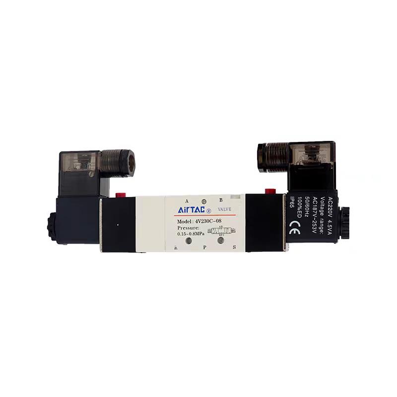 AIRTAC 3-polohový 5cestný solenoidový ventil se středovým těsněním