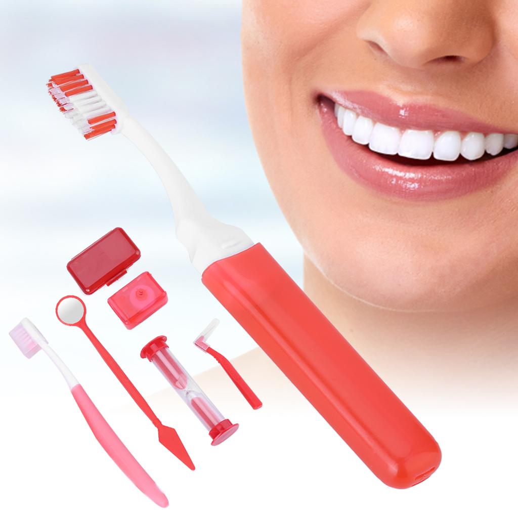 Zubní kartáček Ústní zrcátko Mezizubní kartáček Zubní nit Ústní nástroje Ortodontická ústní hygiena 01#