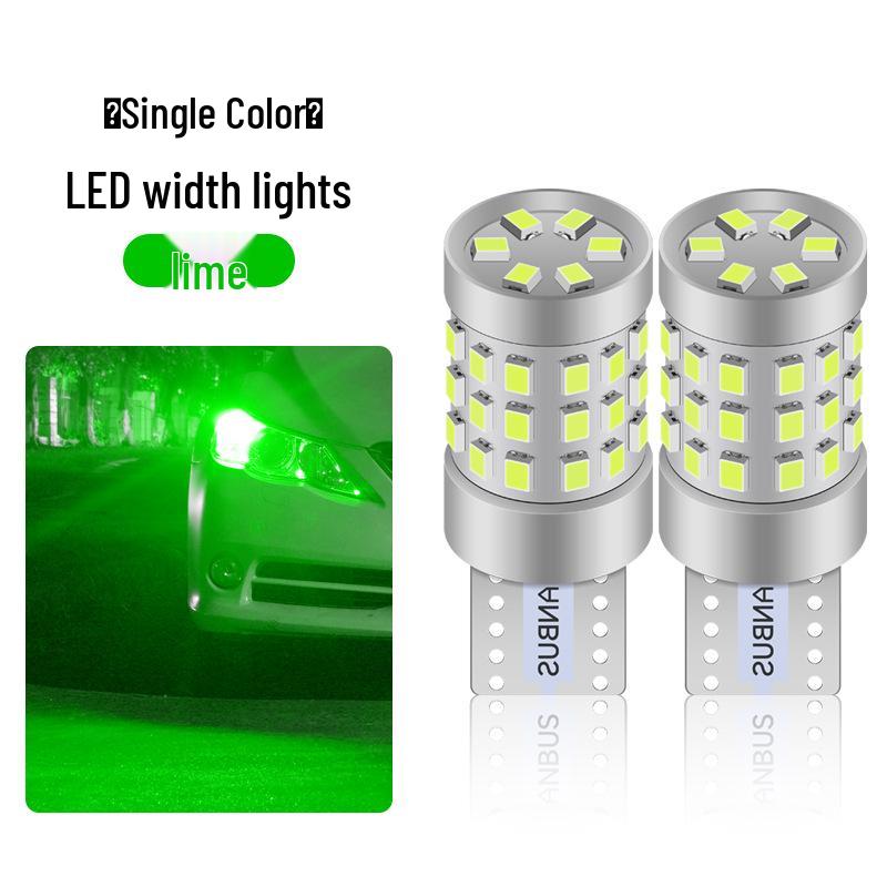 Motorcycle & Car Dual Color High Brightness T10/T15 42SMD Parking/Turn Signal W5W Tail Light Bulb