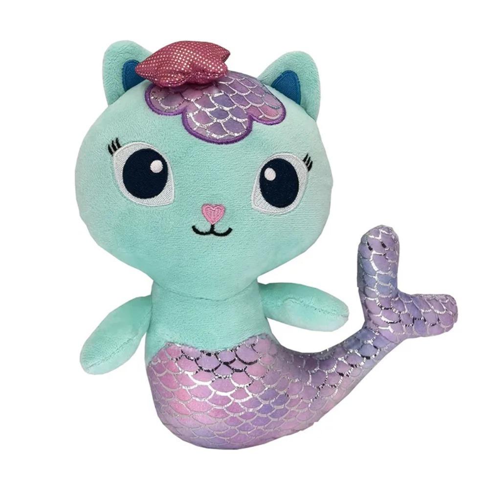 Neues Gabby's Dollhouse Plüschtier Mercat Cartoon Stofftiere Lächelnde Katze Auto Katze Umarmung Gaby Mädchenpuppen Kinder Geburtstagsgeschenke