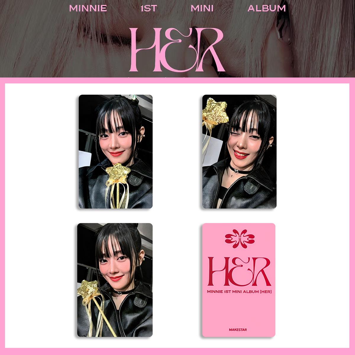 (G)I-DLE Minnie SOLO Photocard - HER Merchandise Bonus Photocard Kim Minnie