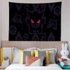 GGengar PPokemons Chart Tapestry Art Science Fiction Room Home Decor Cheap Hippie Wall Hanging