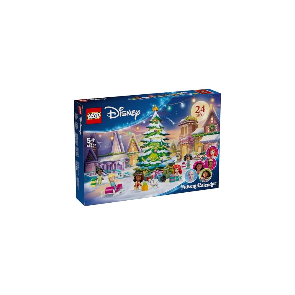 LEGO Disney Princess Advent Calendar 2024 Building Blocks Toy for Kids Ages 5-8