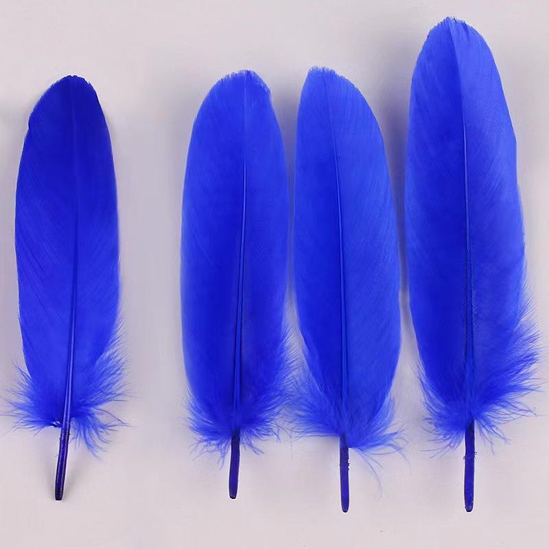 50Pcs Shellfish Feather Goose Feather Diy Handmade Jewelry Accessories Handicrafts Cat Toys Decorative Feathers