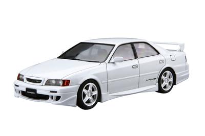 Aoshima Bunka Kyozaisha De Getunede Auto Serie Toyota TRD JZX100 Chaser 1998 Plastic Model 1/24 Nr.47
