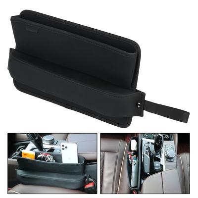 Autositz Lückenfüller Aufbewahrungsbox Innenraumzubehör Lückenfüller Leder Handy Schlüsselhalter Sitzschlitz Lückentasche Universelles Autozubehör