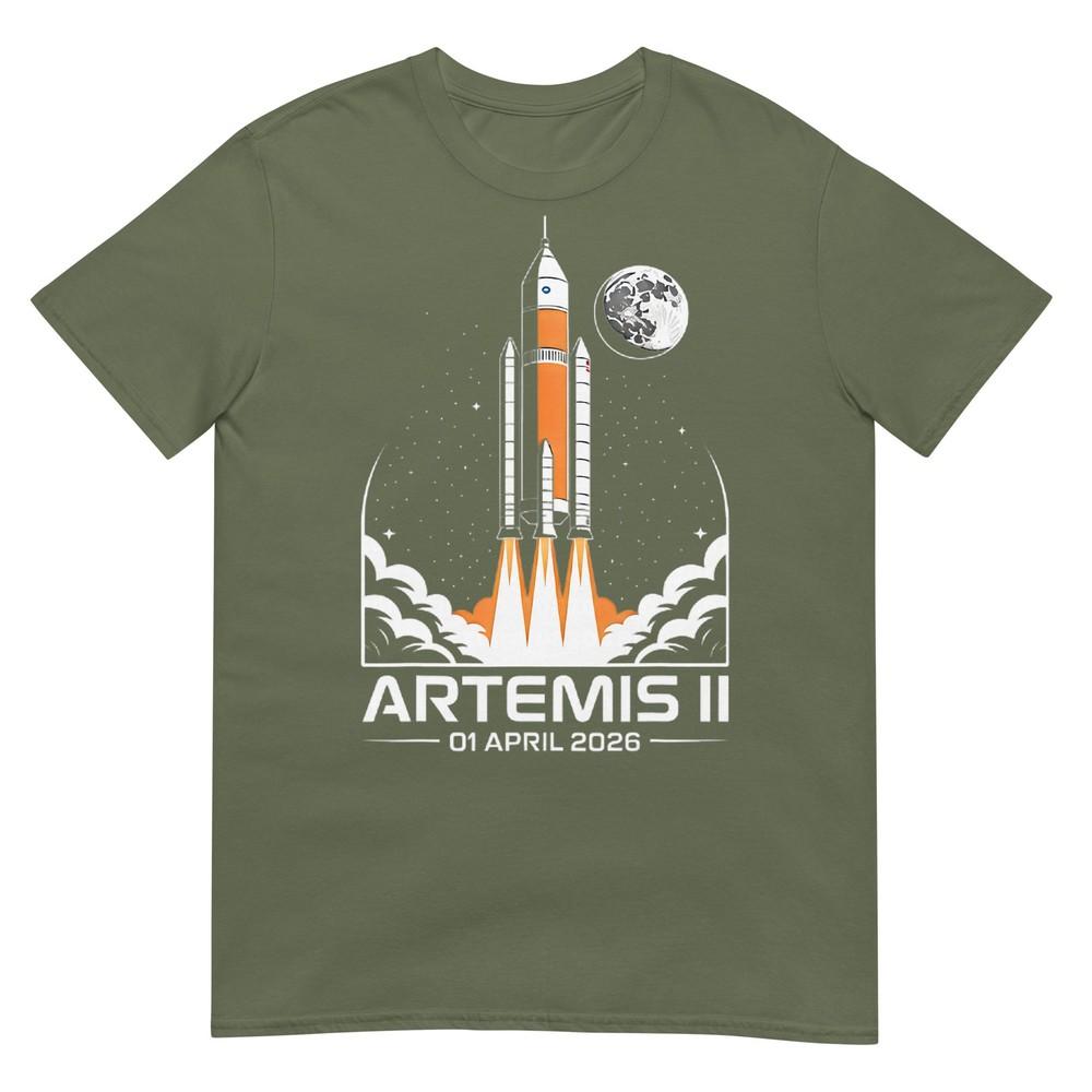 Artemis Ii Launch To The Moon Space Mission April 2026 TShirt