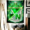 Atlético Nacional Wall Tapestry Aesthetic Wall Hanging Printed Fabric Blanket Decorative Tapestries for Bedroom Living Room Home Decor