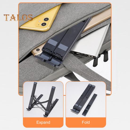 Laptop Stand Portable Notebook Holder Strong Load-bearing Height Adjustable Foldable Design Notebook Mount Computer Stand