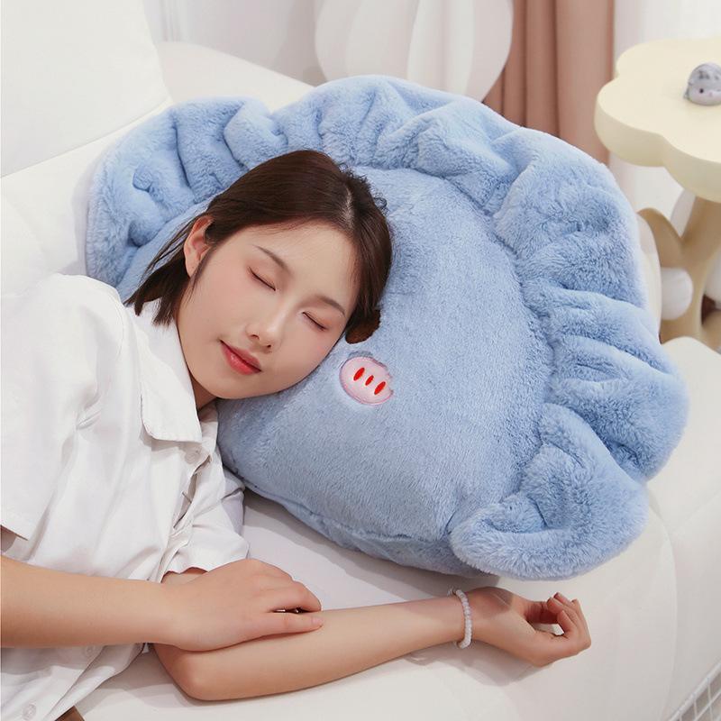 Simulated Dumpling Pillow Plush Toys Creative Dumpling Expression Dolls Cushions On Sofa Bed Pillow Photo Props