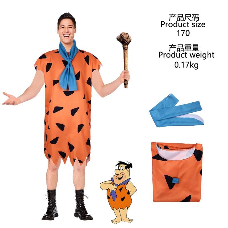 Halloween Flintstones 5 Costumes Cosplay Party Costumes Savage Masquerade Ball Accessories