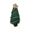 Soft Christmas Hair Clip Woolen Yarn Christmas Tree Hairpin Knitted Xmas Barrettes  Christmas