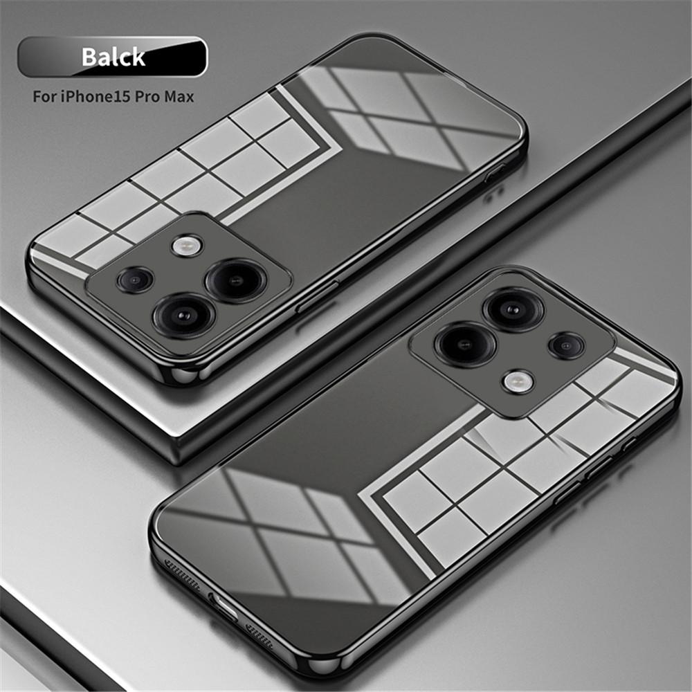 Luxury Plating Case For Xiaomi Redmi Note 13 Pro Plus POCO M6 X6 Pro C65 13T 13 Lite Clear Soft Silicone Cover Redmi 13C A3 4G
