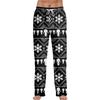 Anime Pajama Pants Sleepwear Casual Drawstring Elastic Waist Pants Comfy Straight Yoga Loose Trousers