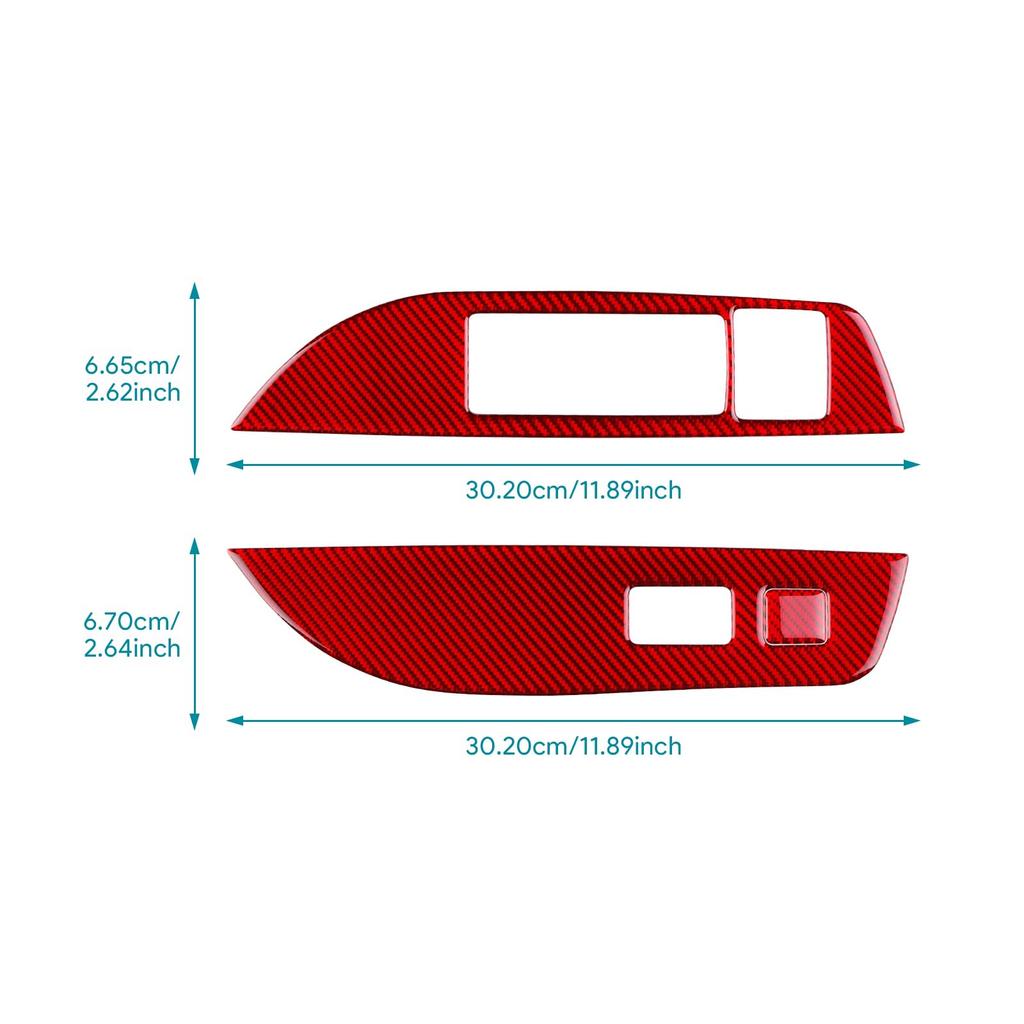 AIRSPEED Toyota Corolla 1st Generation Toyota Corolla Exclusive Accessories Carbon Fiber Interior Custom Parts Car Door Window Switch Decorative