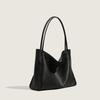 Trendy British-Style PU Leather Tote: Large Capacity, Versatile Commuter Shoulder Bag