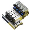 Pneumatic Solenoid Valve Group 4V310-10 Two-position Five-way Bus Valve Island 24V Bus Plate Connection Base