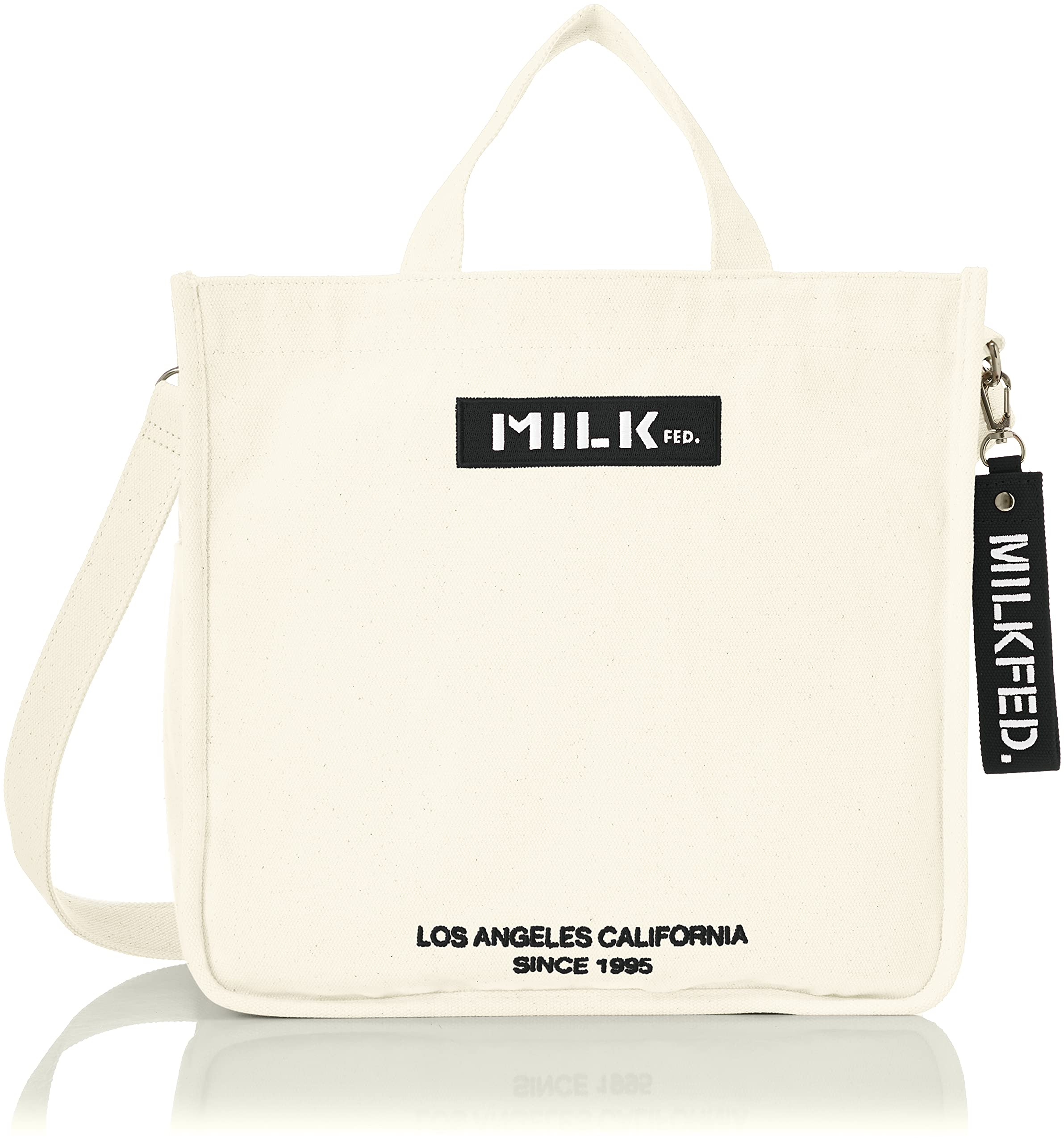 

Shoulder Bag EMBROIDERED BAR SHOULDER BAG 103213053010 White [Milkfed] Women s W/STRAP білий