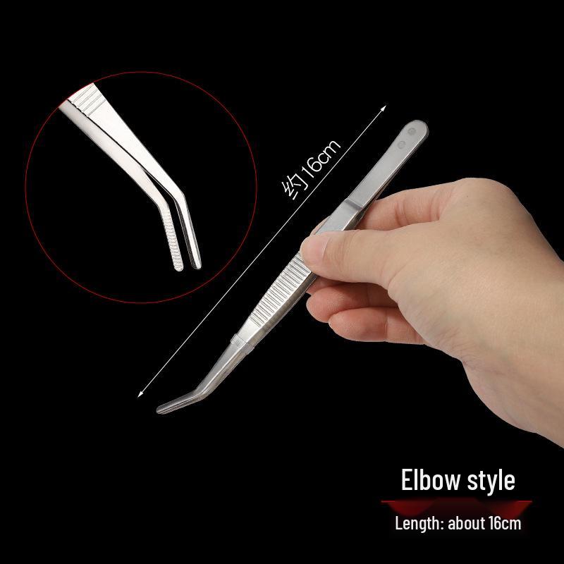 Non-slip Stainless Steel Tweezers for Gardening, Aquariums, and Succulents